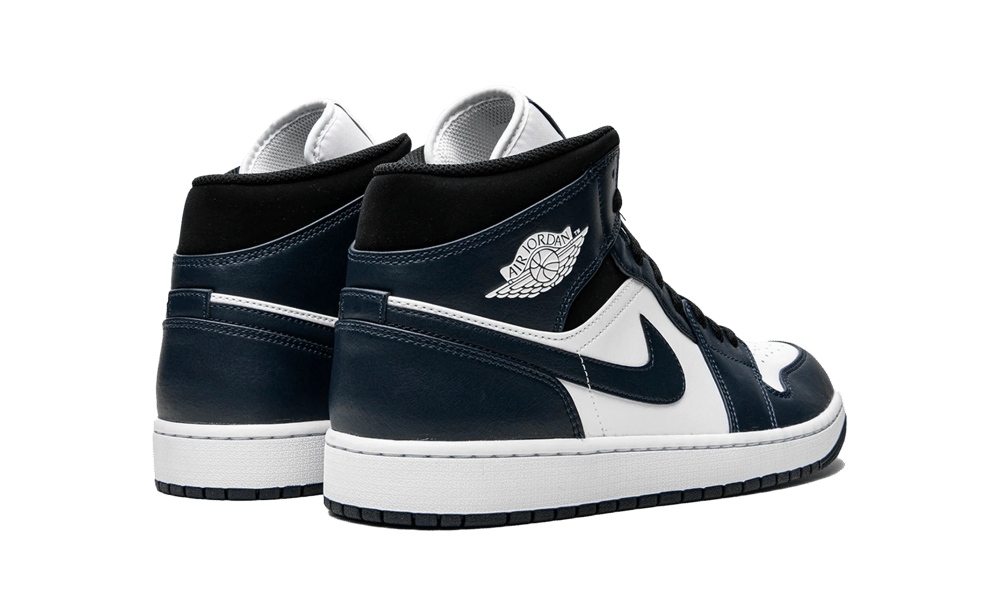 Air Jordan 1 Mid Armory Navy, Armory Navy/White-Black (554724-411 / 554725-411)