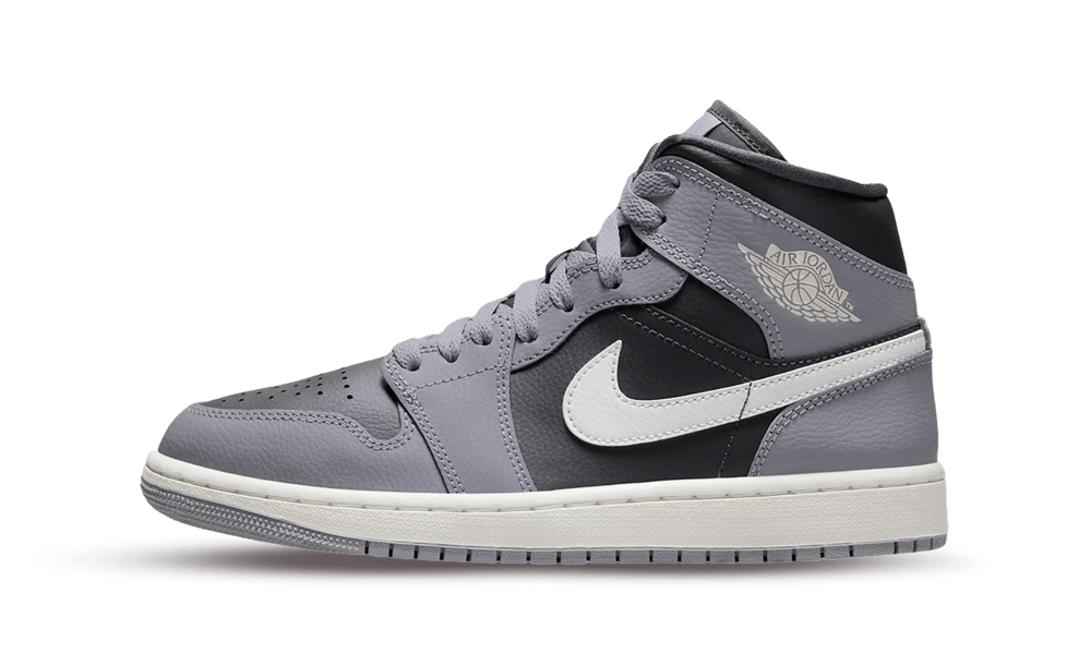 Air Jordan 1 Mid Cement Grey, Cement Grey/Sail-Anthracite (BQ6472-022)