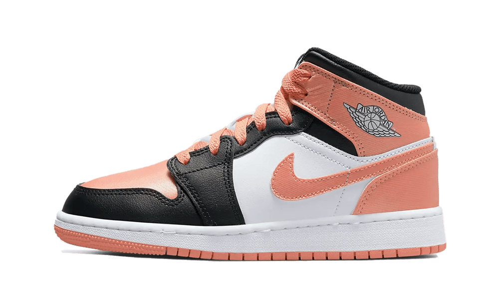 Air Jordan 1 Mid Light Madder Root, White/Black/Light Madder Root (DM9077-108)