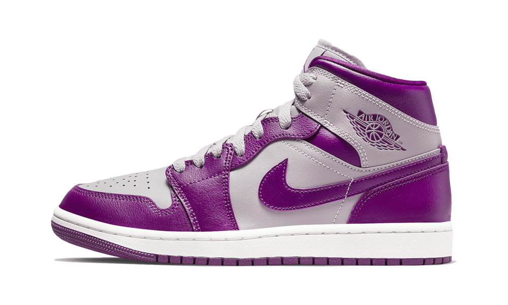 Air Jordan 1 Mid Magenta (2022), Magenta/Light Grey/White (BQ6472-501)