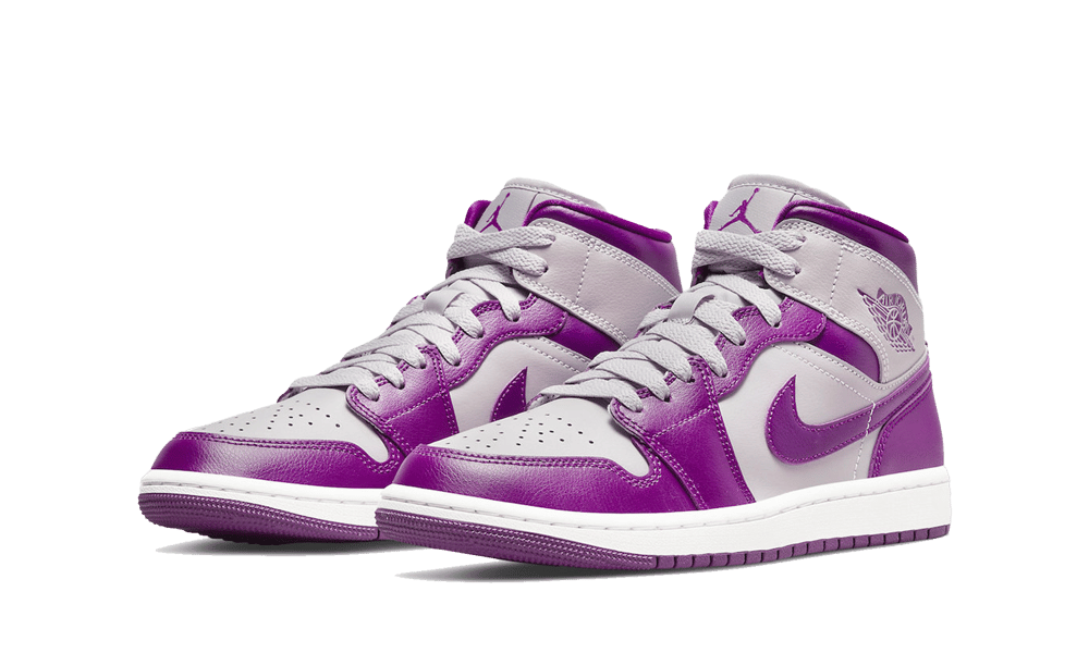 Air Jordan 1 Mid Magenta (2022), Magenta/Light Grey/White (BQ6472-501)