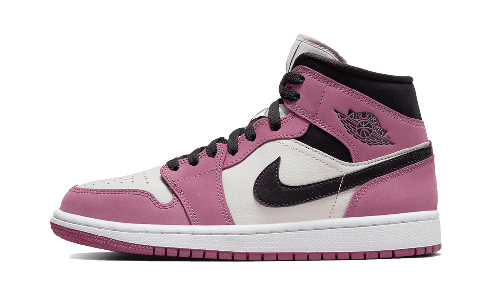 Air Jordan 1 Mid SE Light Mulberry, Light Mulberry/Light Bone/White/Black (DC7267-500)