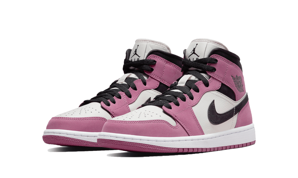 Air Jordan 1 Mid SE Light Mulberry, Light Mulberry/Light Bone/White/Black (DC7267-500)