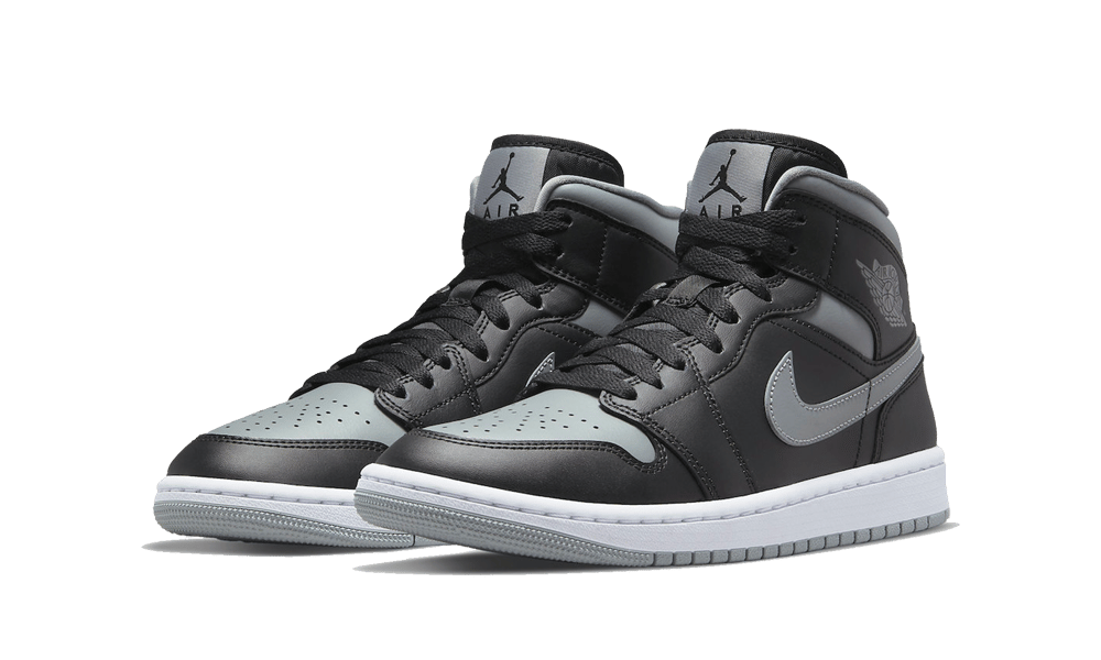 Air Jordan 1 Mid Shadow, Black/Grey/White (BQ6472-007)