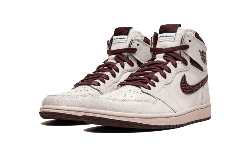 Air Jordan 1 Retro High OG A Ma Maniére, Sail/Burgundy Crush (DO7097-100)