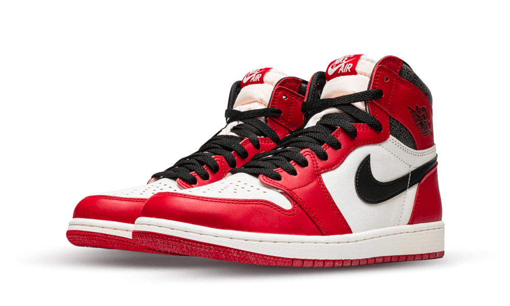 Air Jordan 1 Retro High OG Chicago Lost and Found, Varsity Red/Black-Sail-Muslin (DZ5485-612 / FD1437-612)