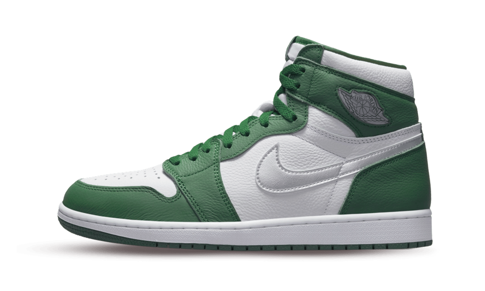 Air Jordan 1 Retro High OG Gorge Green, Gorge Green/Metallic Silver/White (DZ5485-303 / 575441-303)