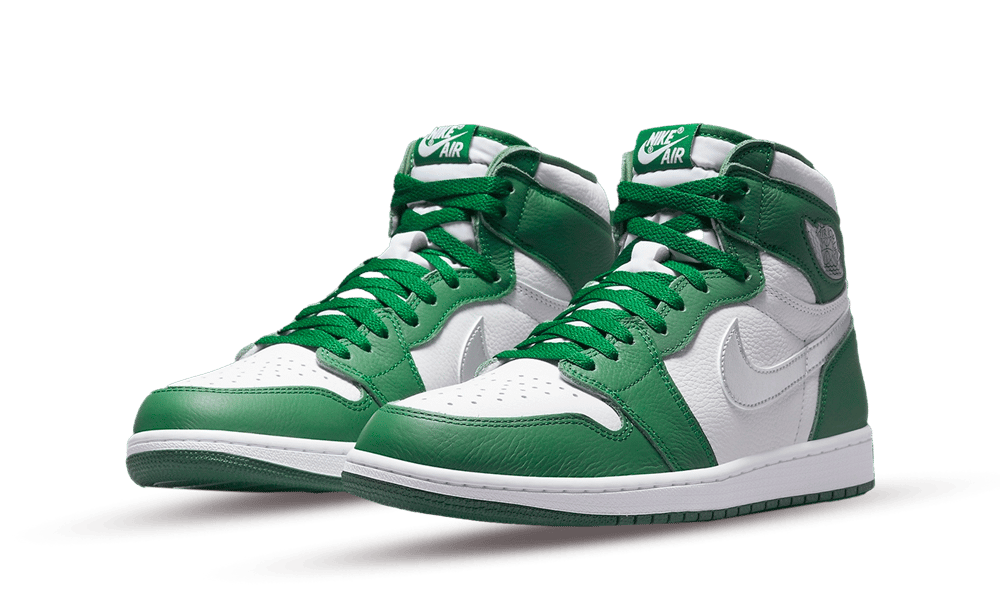 Air Jordan 1 Retro High OG Gorge Green, Gorge Green/Metallic Silver/White (DZ5485-303 / 575441-303)