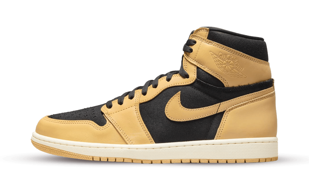 Air Jordan 1 Retro High OG Heirloom, Vachetta Tan/Black/Sail (555088-202)