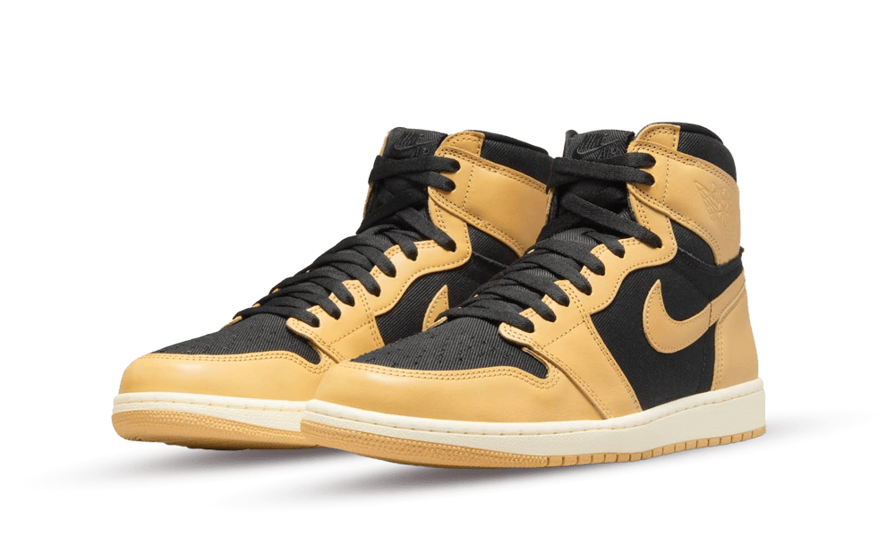 Air Jordan 1 Retro High OG Heirloom, Vachetta Tan/Black/Sail (555088-202)