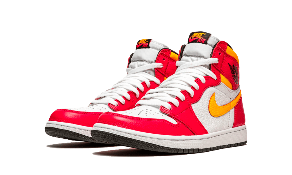 Air Jordan 1 Retro High OG Light Fusion Red, Light Fusion Red/White-Laser Orange-Black (555088-603)