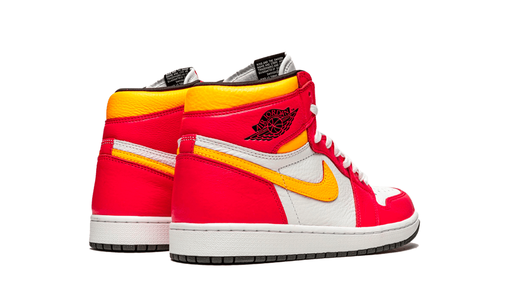 Air Jordan 1 Retro High OG Light Fusion Red, Light Fusion Red/White-Laser Orange-Black (555088-603)