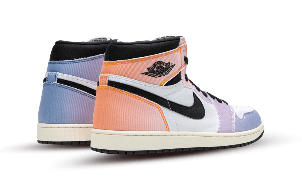 Air Jordan 1 Retro High OG Skyline, Vivid Orange/Black/Iced Lilac/True Blue/Sail (DX0054-805)