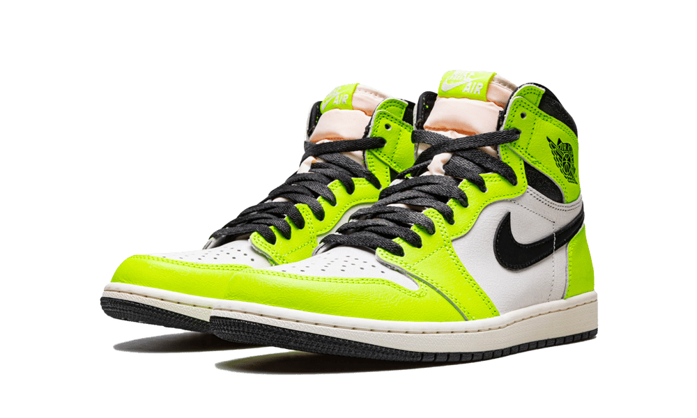 Air Jordan 1 Retro High OG Visionaire, Volt/Black/Sail (555088-702)