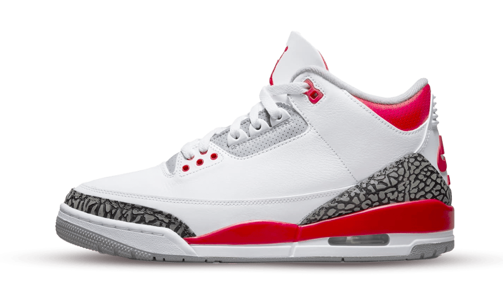 Air Jordan 3 Retro Fire Red (2022), White/Fire Red/Cement Grey/Black (DN3707-160 / DM0967-160)