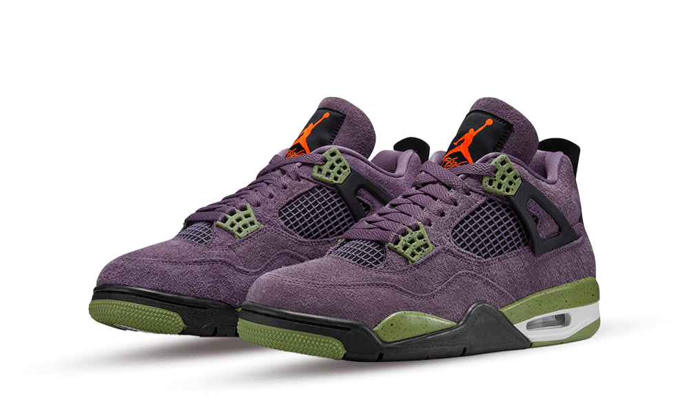 Air Jordan 4 Retro Canyon Purple, Canyon Purple/Anthracite/Alligator/Safety Orange (AQ9129-500)