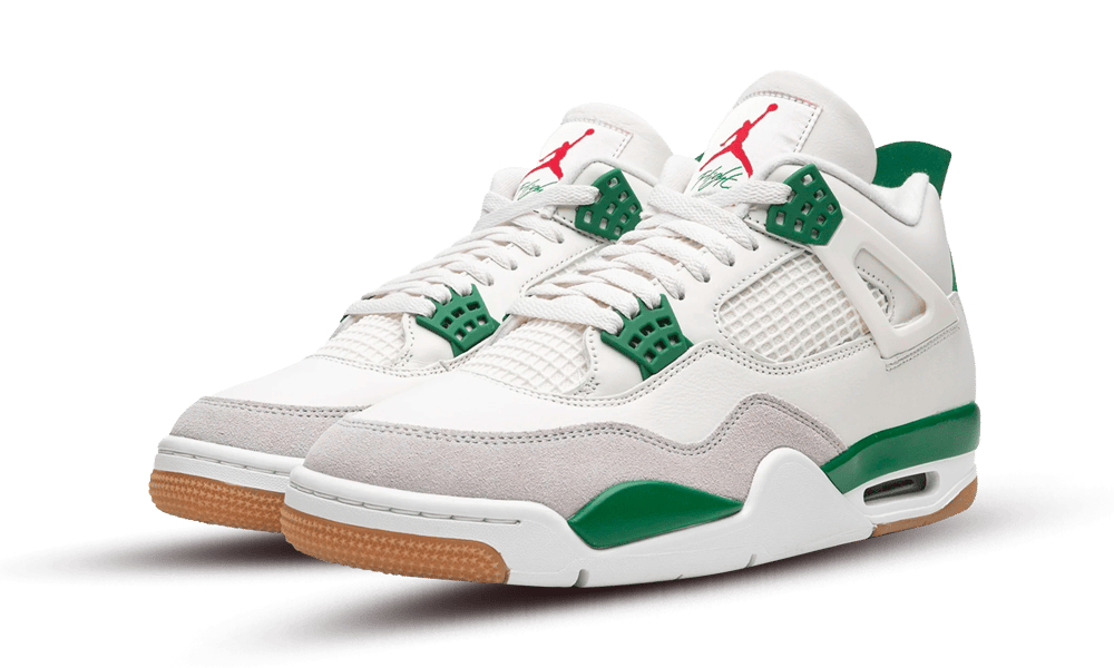 Air Jordan 4 Retro SB Pine Green, Sail/Pine Green/Neutral Grey/White (DR5415-103)