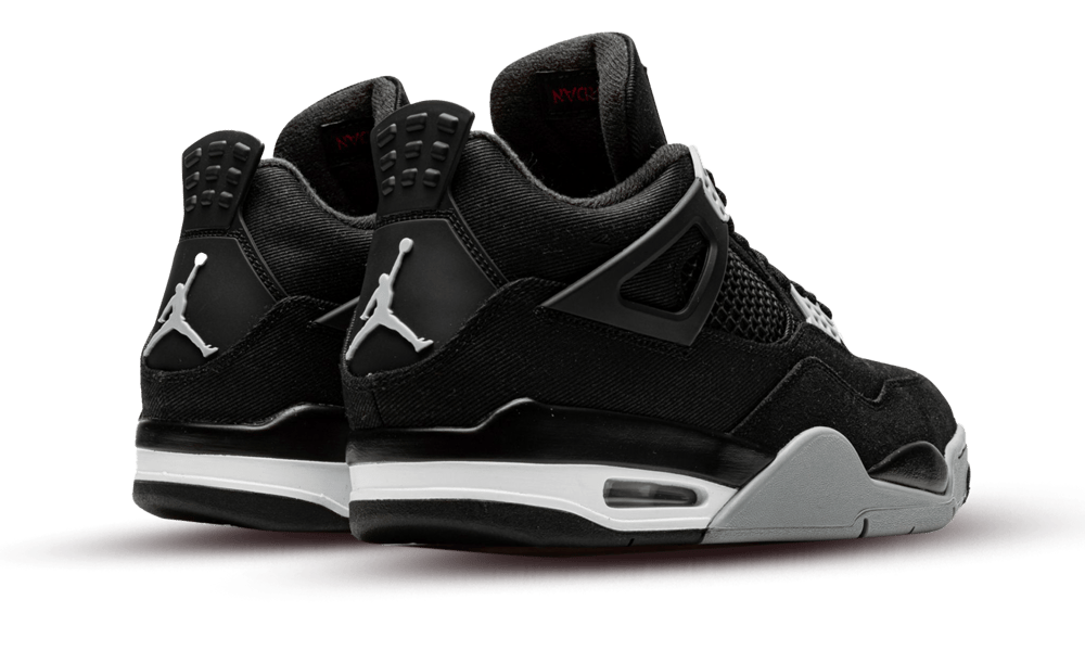 Air Jordan 4 Retro SE Black Canvas, Black/Light Steel Grey/White/Fire Red (DH7138-006 / DV0553-006)