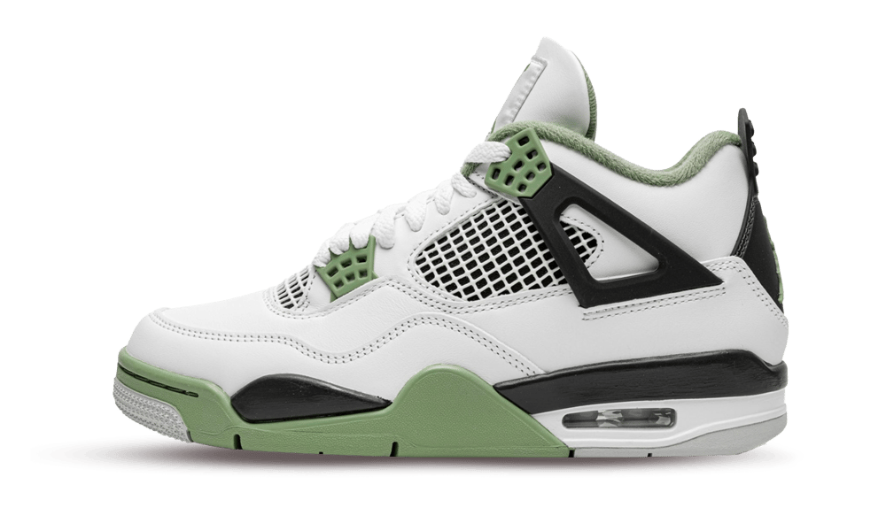 Air Jordan 4 Retro Seafoam, White/Seafoam/Dark Ash/Neutral Grey (AQ9129-103)