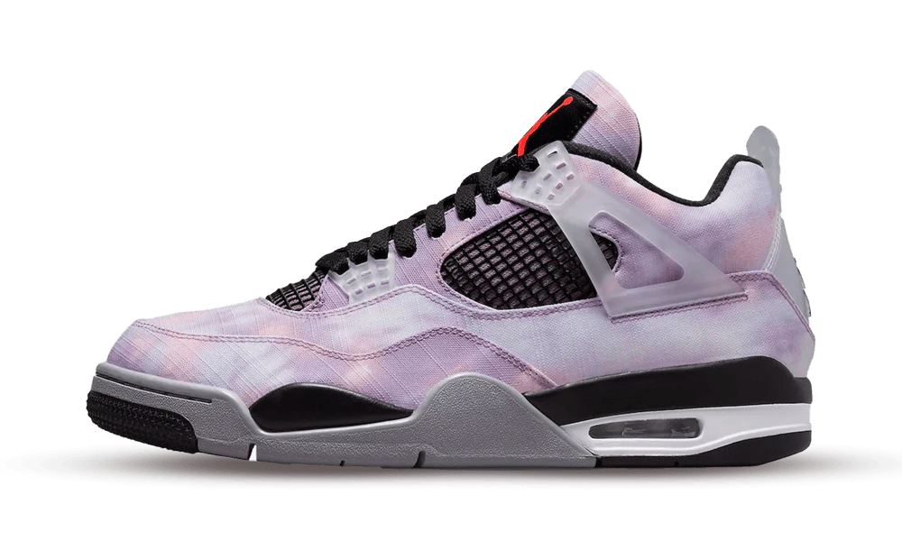 Air Jordan 4 Retro Zen Master, Amethyst Wave/Bright Crimson-Black-Cement Grey (DH7138-506)