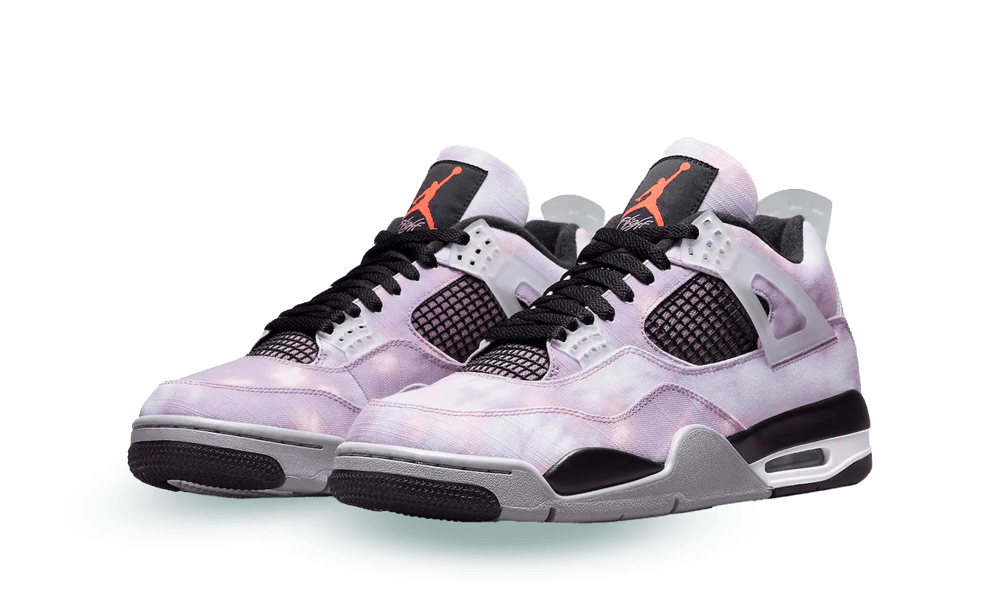 Air Jordan 4 Retro Zen Master, Amethyst Wave/Bright Crimson-Black-Cement Grey (DH7138-506)