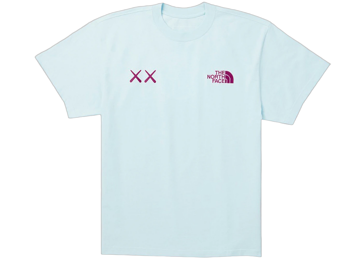 KAWS x The North Face T-Shirt Ice Blue