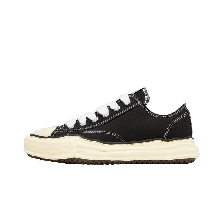 Maison Mihara Yasuhiro Peterson OG Sole Canvas Low Black, Black/Off-White (A09FW733-BLK)