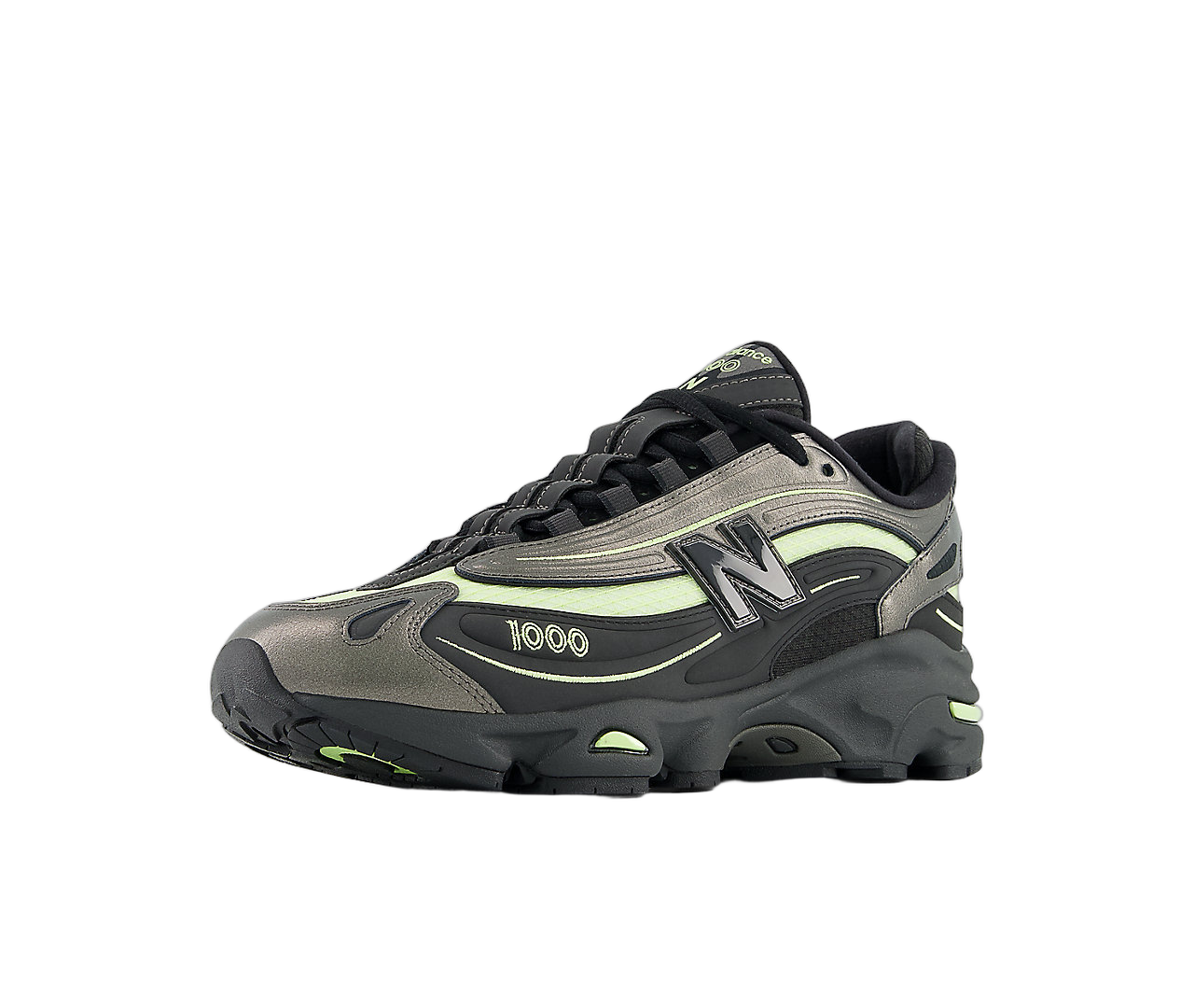 New Balance 1000 Black Metallic Dry Lime