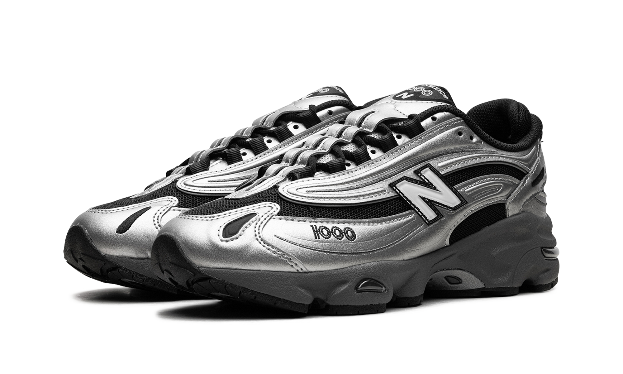 New Balance 1000 Black Silver Metallic