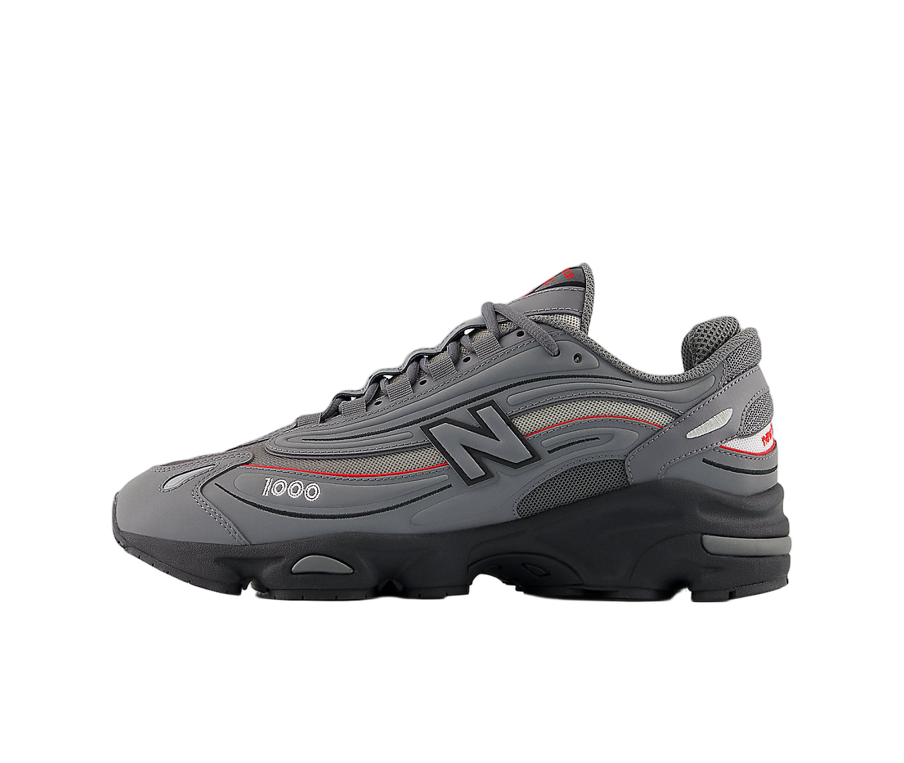 New Balance 1000 Grey Bright Red