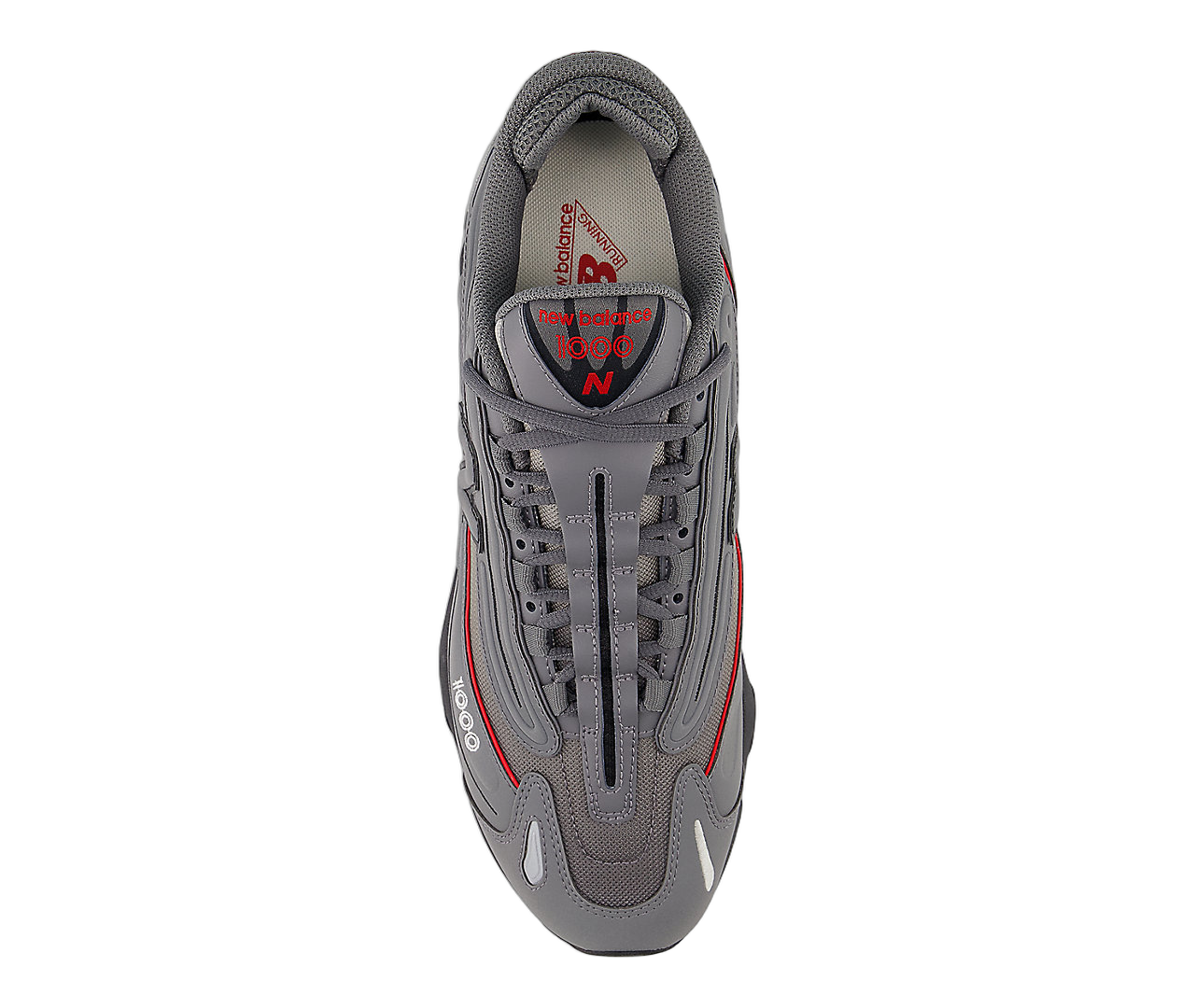 New Balance 1000 Grey Bright Red