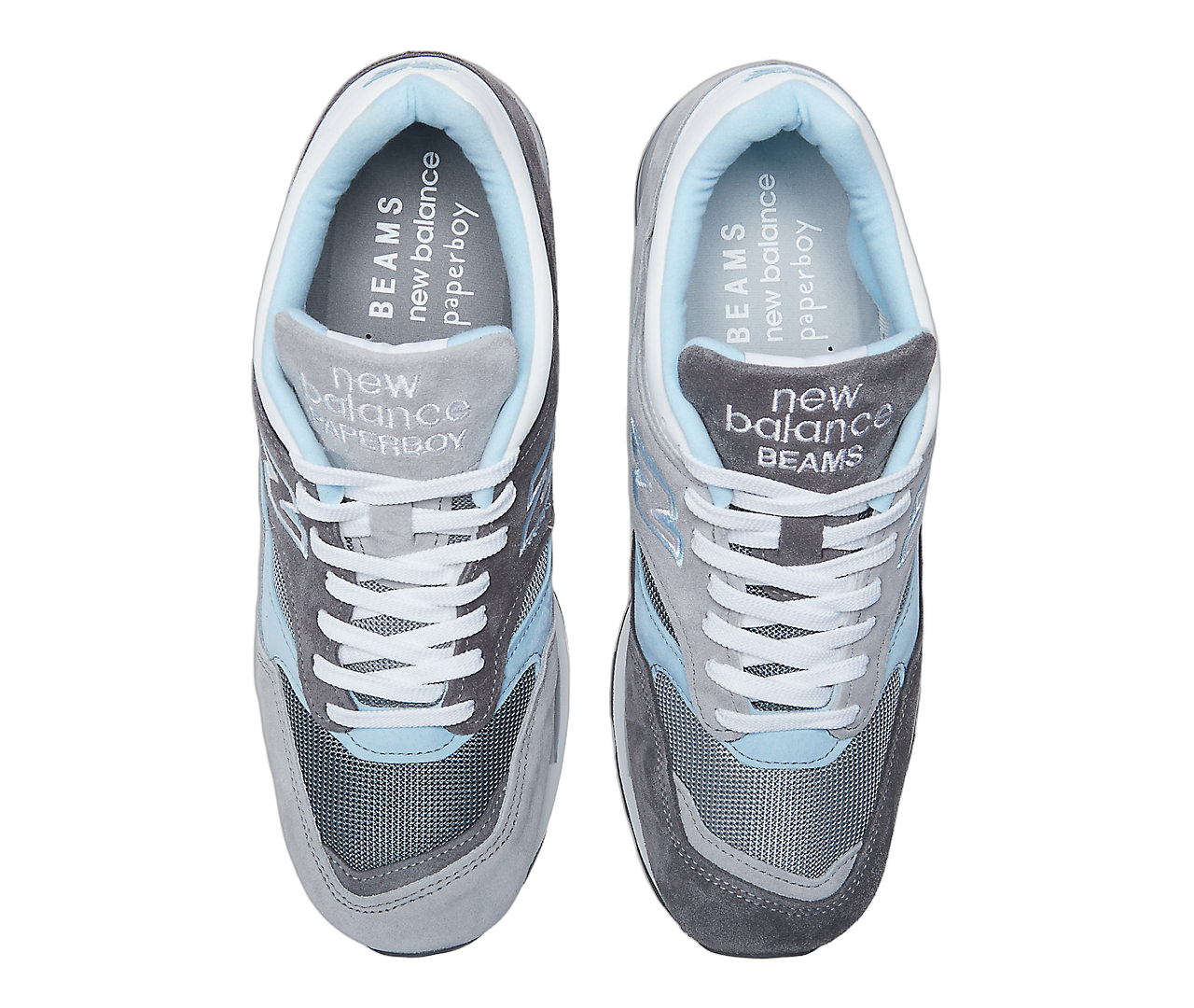 New Balance 1500 MiUK Beams x Paperboy, Cool Grey/Starlight Blue/White (M1500BMS)