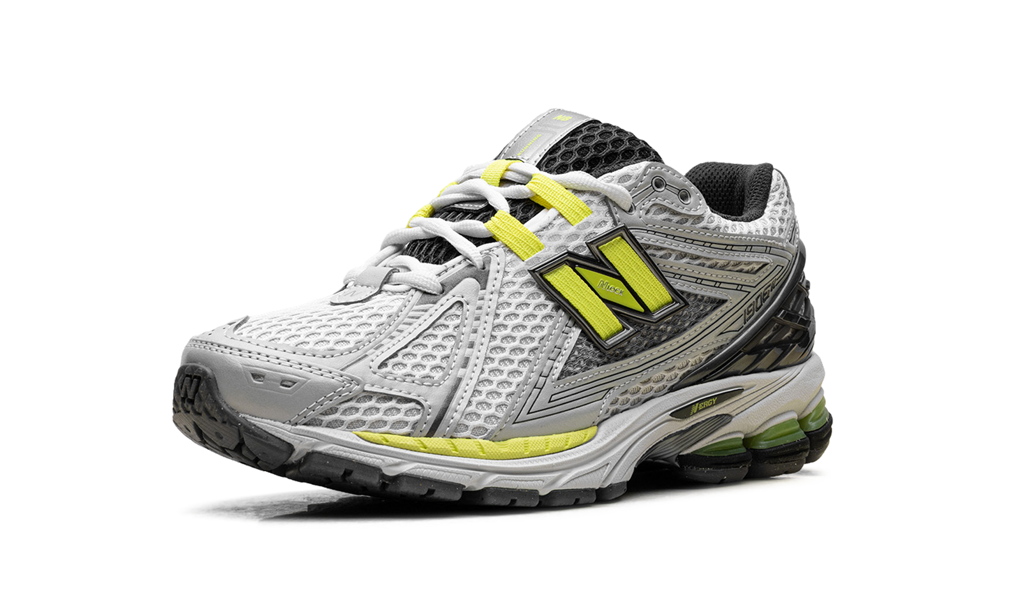 New Balance 1906R Light Silver Metallic Alkaline Green