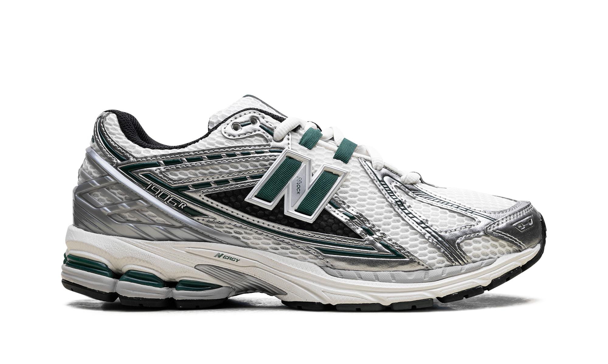 New Balance 1906R Silver Metallic Nightwatch Green