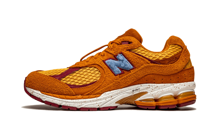 New Balance 2002R Salehe Bembury Peace Be The Journey, Burnt Orange/Yellow/Blue (ML2002R1)