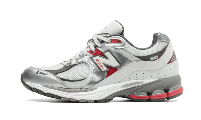 New Balance 2002R Silver Metallic Team Red, Silver Metallic/Team Red (M2002RLB)