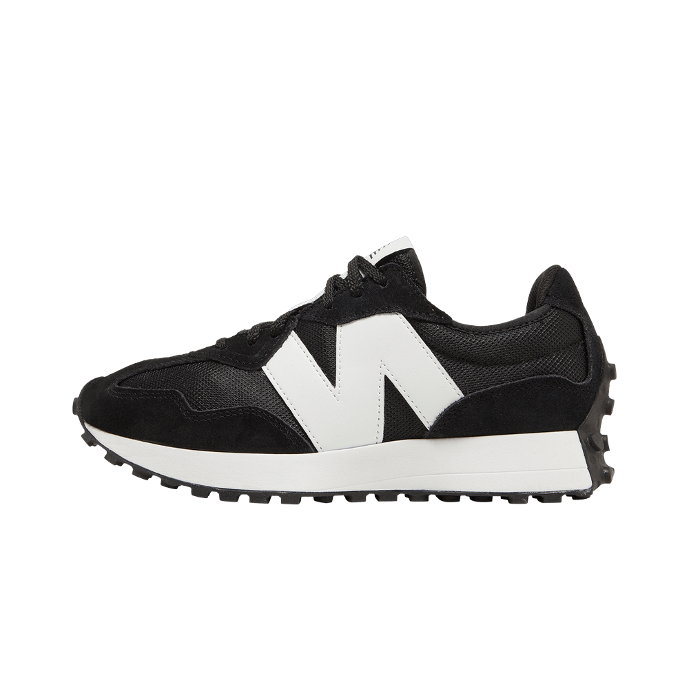 New Balance 327 Black White N Logo, Black/White (MS327CBW)