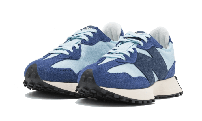 New Balance 327 Navy Blue, Navy/Blue/Black-White (MS327WD)