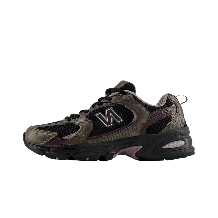 New Balance 530 Black Metallic Plum Brown, Black/Black Metallic/Plum Brown (MR530ADD)