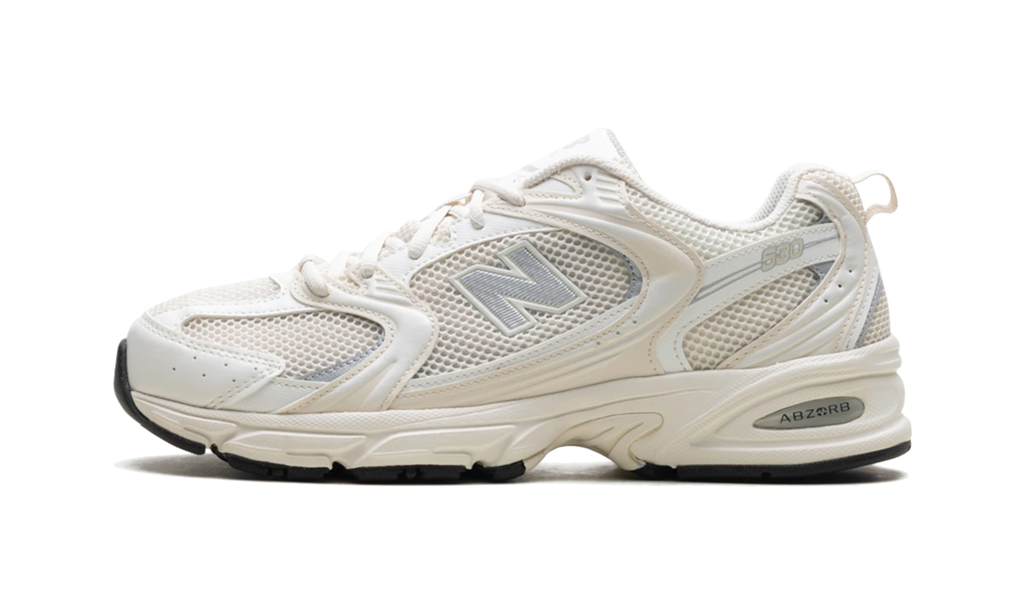 New Balance 530 Cream White Silver