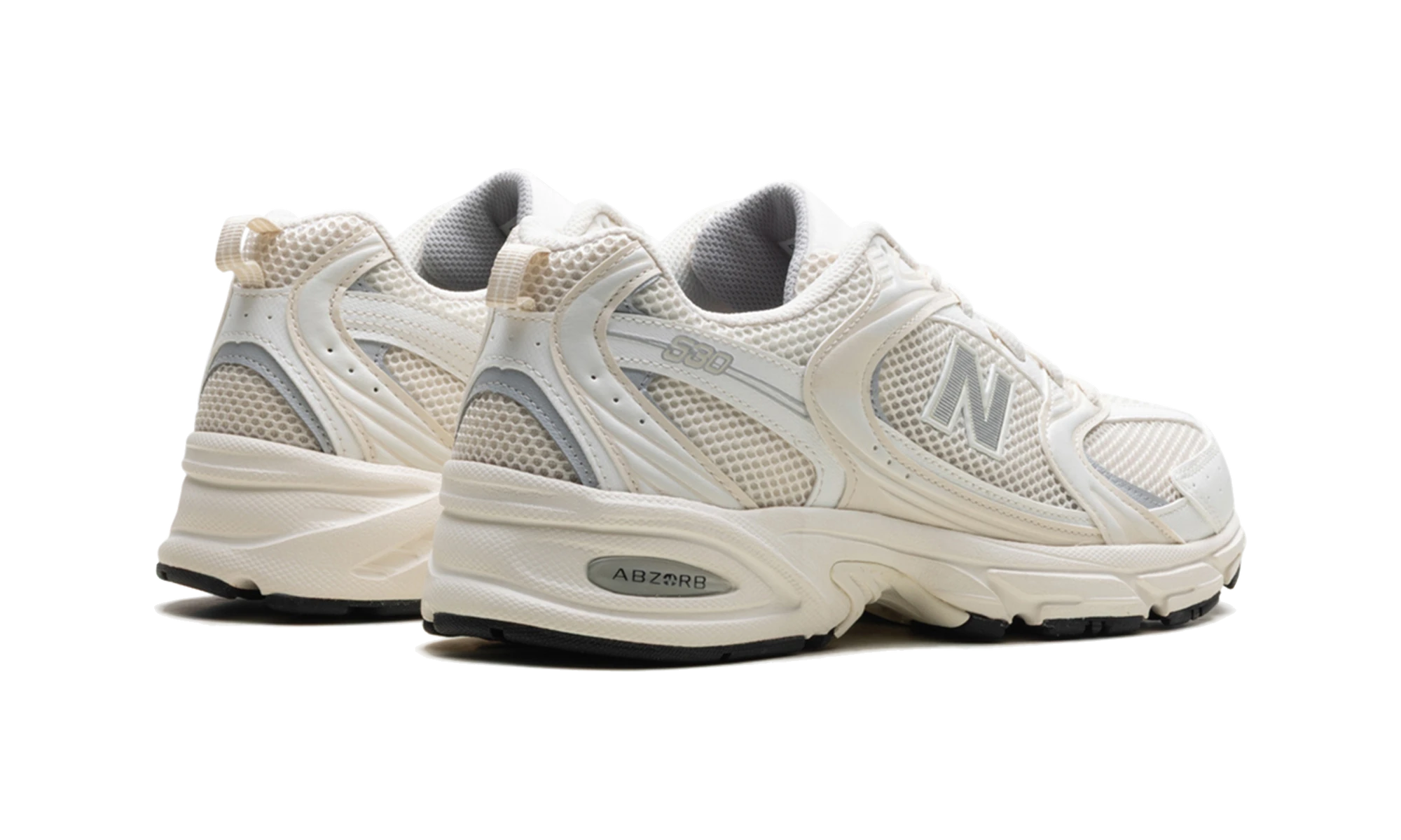 New Balance 530 Cream White Silver