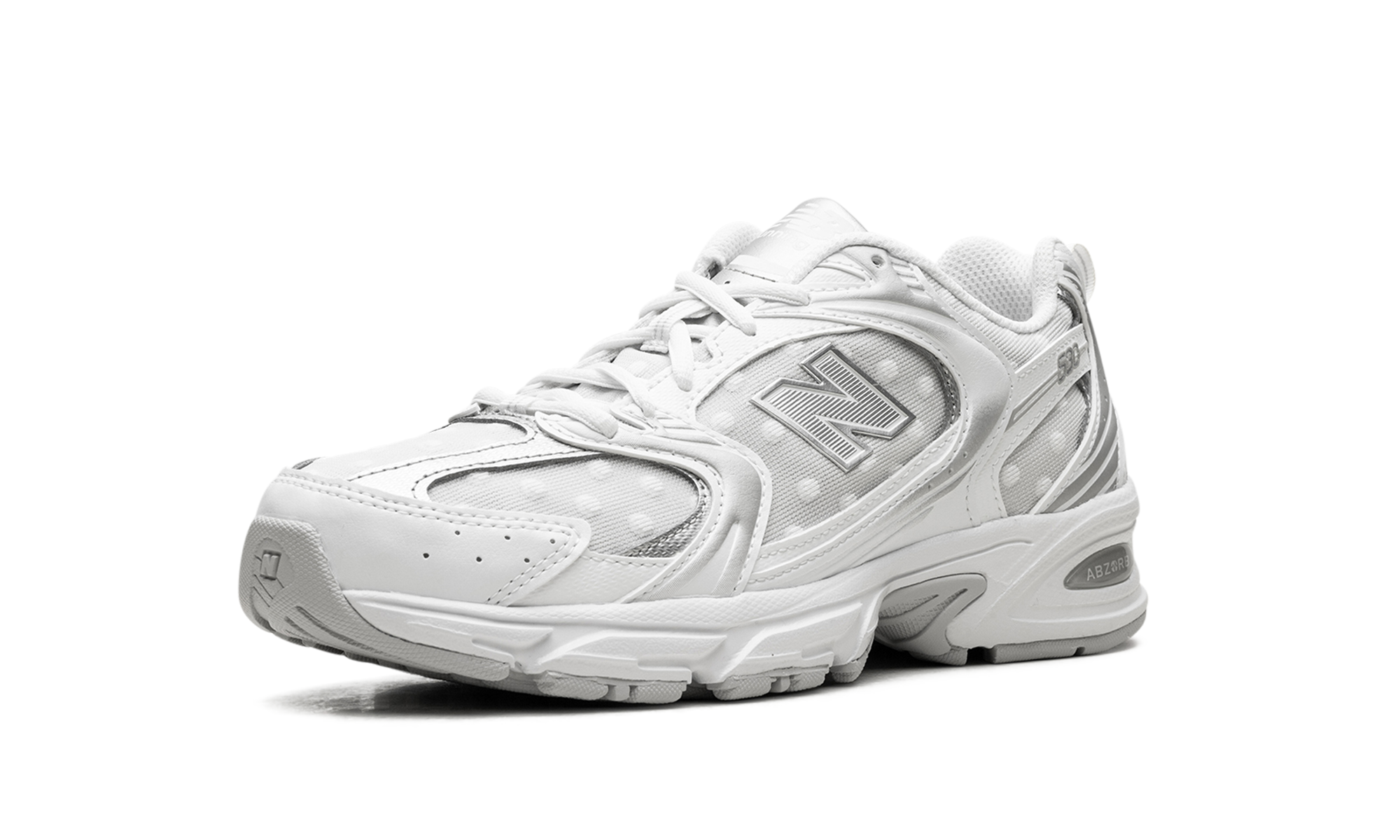 New Balance 530 Silver Metallic Polka Dots