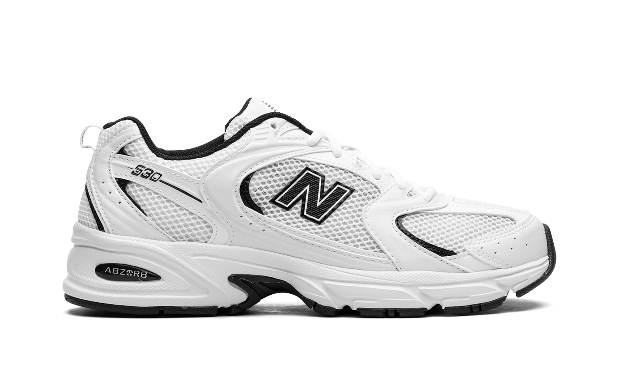 New Balance 530 White Black Details