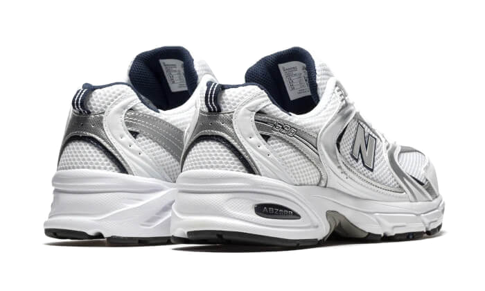 New Balance 530 White Natural Indigo, White/Natural Indigo/Silver Metallic (GR530SB1)