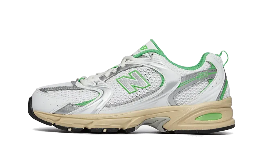 New Balance 530 White Palm Leaf, White/Palm Leaf (MR530EC)