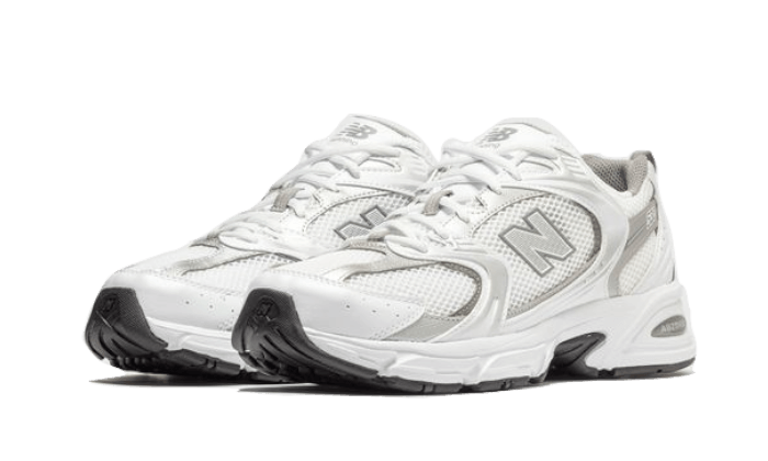 New Balance 530 White Silver, White/Silver Metallic (GR530AD)