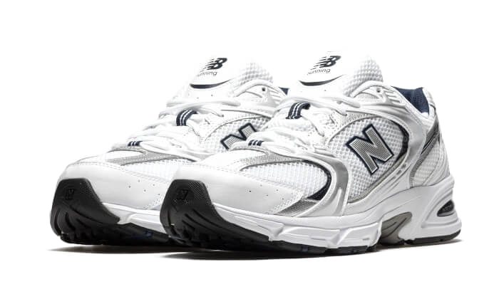 New Balance 530 White Silver Navy - Sneak