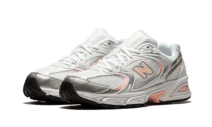 New Balance 530 White Silver Pink, White/Silver/Light Pink (MR530ECP)