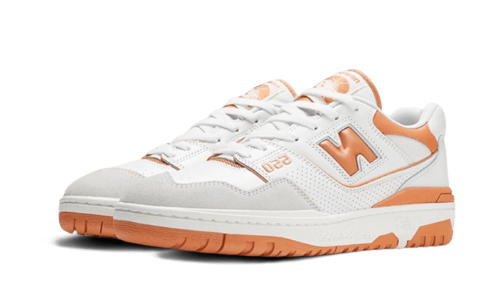 New Balance 550 Burnt Orange, White/Sepia/Rain Cloud (BB550LSC)