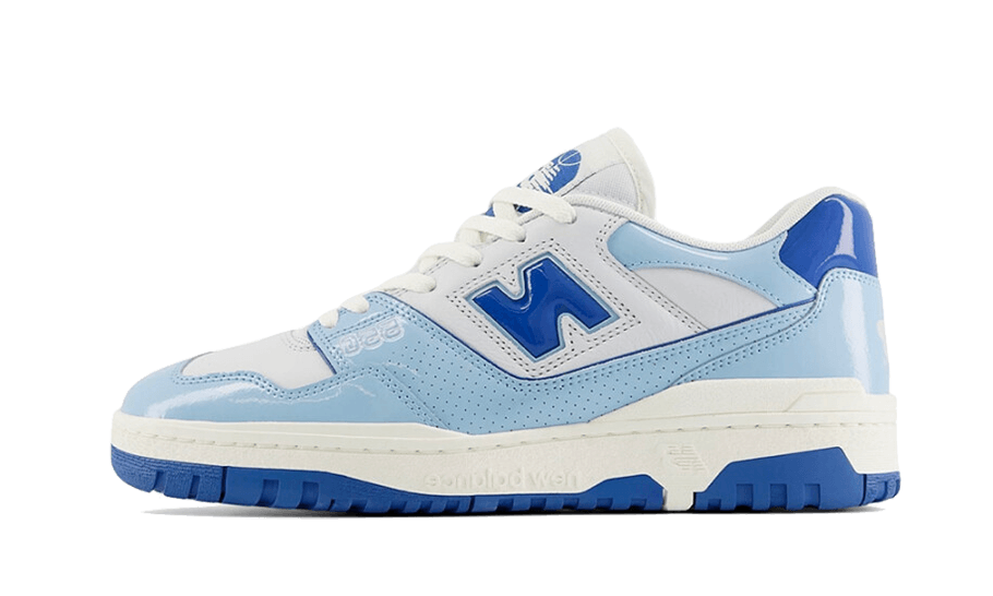 New Balance 550 Chrome Blue Patent, Chrome Blue/Sea Salt (BB550YKE)